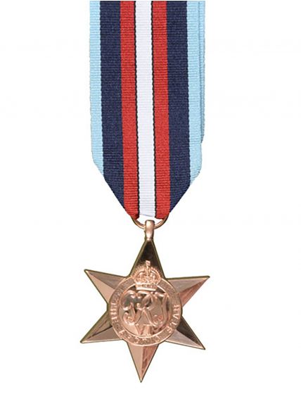 Official ARCTIC STAR Full Size Medal and Ribbon