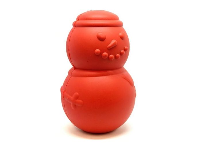 Mutts Kick Butt Snowman Chew Toy & Treat Dispenser