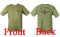 Parachute Regiment T-Shirt - Olive Green (Double Print)