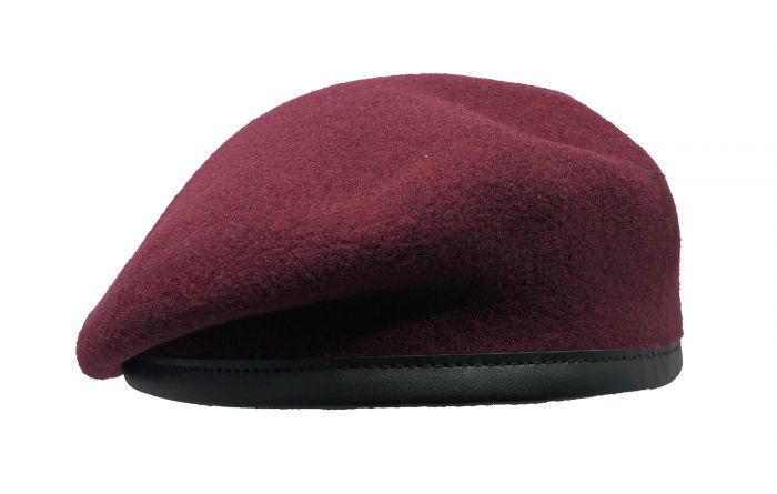 Laulhère Military (Commando) Small Crown beret (Para Maroon)