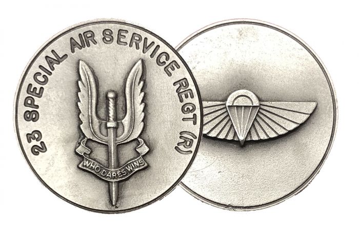 23 SAS Special Air Service Regiment Coin Pair