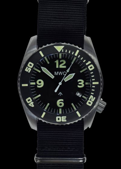 MWC "Depthmaster" 100atm / 3,280ft / 1000m Water Resistant Military Divers Watch in Stainless Steel Case with Helium Valve (Automatic)