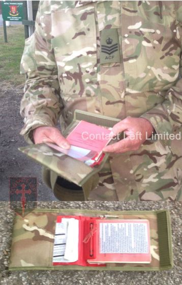 Contact Left Cadet Instructor Red Book Cover (JSP 535) 