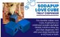 SodaPup Love Cube Durable Rubber Chew Toy & Treat Dispenser