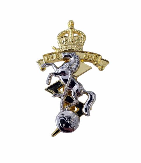 REME OR's Metal Cap / Beret Badge (Kings Crown)