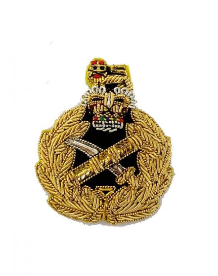 Generals Wire Embroided Cap / Beret Badge