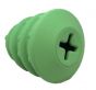 MKB Christmas Tree Durable Rubber Chew Toy & Treat Dispenser - Large - Green 