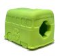 MKB TPE Retro Van Dog Toy Durable Chew Toy and Treat Dispenser - Large - Bright Green