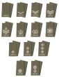 Royal Electrical and Mechanical Engineers REME Rank Slide Epaulette (All Ranks)