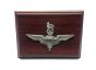 Parachute Regiment Plaque Cap Badge in Pewter (6" x 4")