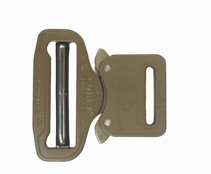 AustriAlpin Hybrid Cobra Buckle Coyote Brown - Male Adjust 50mm - Fem Fixed 25mm