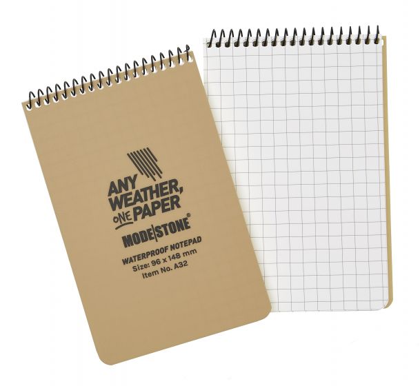 Top Spiral 50 Page Modestone Waterproof Notepad