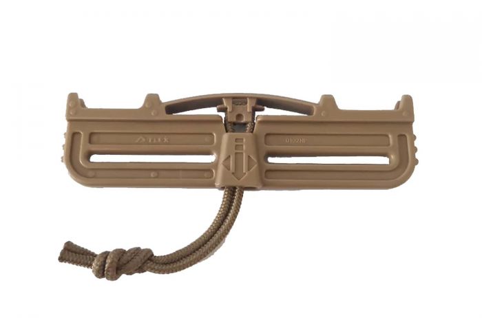 Duraflex Quick Release Buckle / Tubes V2 - Double Slot Male Only (Coyote Brown IR)