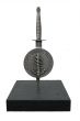 18 (UKSF) Signal Regiment Pewter Coin on Dagger Presentation (Slate Base)