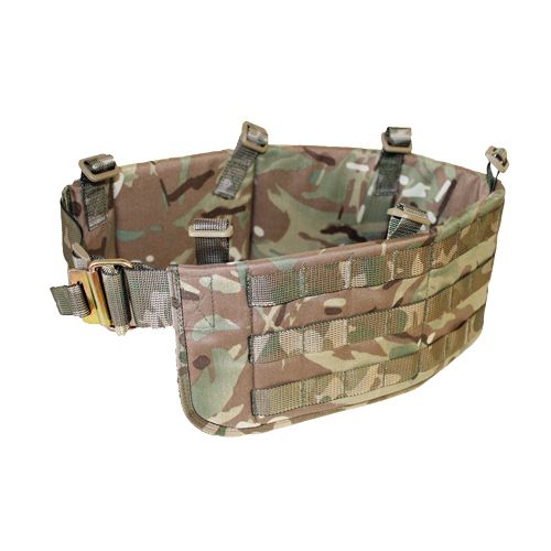 UKOM 3 Stripe MOLLE Battle Belt with Roll Pin Buckle