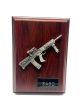 SA80 Rifle Plaque - SA80 in Pewter (6" x 4")