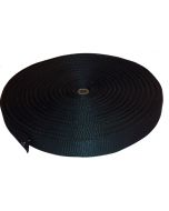 1metre x 25mm Black Webbing - Military Specification