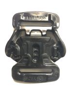 3DSR Black Tactical Buckle (25mm - 1") closed