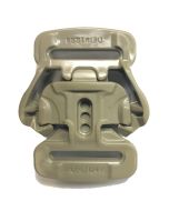 3DSR Tan499 Tactical Buckle (25mm - 1") closed