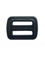 AustriAlpin 25mm / 1" - 2 slot buckle / Triglide - Black ( FC06B-K ) 