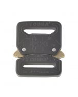 AustriAlpin 25mm / 1" Black Cobra Buckle - Male Fixed Female Fixed FC25KFF