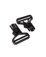 Tactical Helmet Rail Black Goggle Swivel Clips 36mm / 1.5"