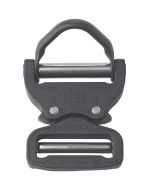 AustriAlpin 45mm / 1.75" Matt Black Cobra Buckle and Black D Ring + Clips FX45MVO-B