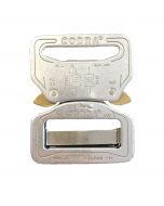 AustriAlpin 33mm Chrome Cobra Buckle - Male Adjustable Female Fixed FY33AVF