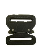 AustriAlpin 38mm Matt Black Cobra Buckle With Black Clips FC38MFF-B