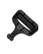 AustriAlpin / ITW Black GT Cobra Male Adjustable 38mm - 1 1/2" FG38MMV (Plastic Half Buckle)