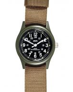 MWC Olive Cadet Watch on Khaki Strap