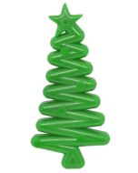 SodaPup Christmas Tree Ultra Durable Nylon Dog Chew Toy for Aggressive Chewers - Green