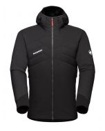 Mammut Rime Light IN Flex Hooded Jacket - Men - Black - Athletic Fit