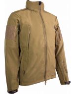 Triple Layered Highlander Tactical Soft Shell Jacket - Tan