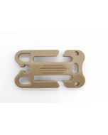 Tan499 IRR DURAFLEX  WEB END CLIP 25MM /1" 