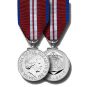 Official Queens Diamond Jubilee Miniature Medal and Ribbon