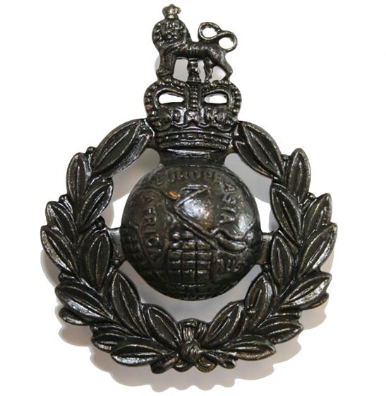 Issue Royal Marines Bronze Cap / Beret Badge