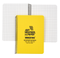 A6 Side Spiral Yellow Modestone Notebook - 50 Sheets