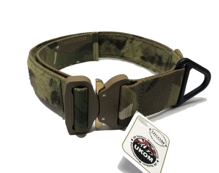 UKOM Cobra Velcro ID Collar front multicam