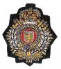 Officers Royal Logistic Corps RLC Wire Embroided Beret Badge