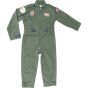 Kids Olive Green Flying Suit