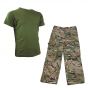 Kids Pack 1 HMTC Trousers & Olive T-shirt 