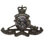 Issue Royal Artillery Officers No2 Dress Cap Badge - Bronze