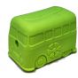 MKB TPE Retro Van Dog Toy Durable Chew Toy and Treat Dispenser - Large - Bright Green