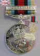 Official Afghanistan Miniature Medal , OSM , with Clasp Bar and Ribbon