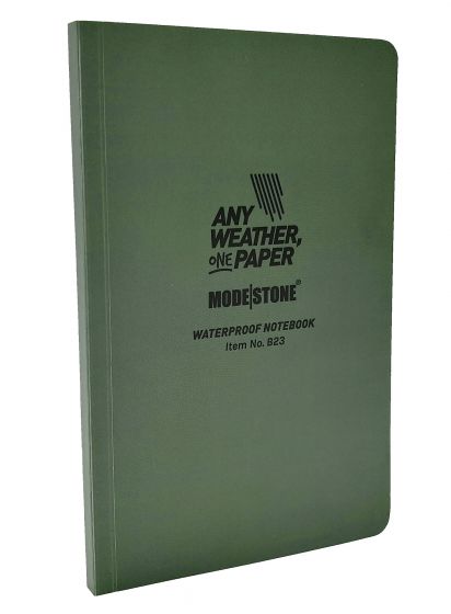 Modestone Flexible Waterproof Notebook - Green (118mmx183mm)