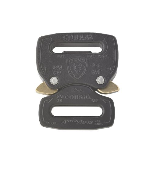 AustriAlpin Fashion Model 20mm Black Cobra Buckle - FM20KFF