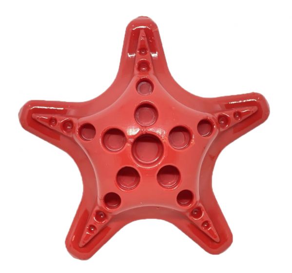 Sodapup Nylon Starfish - Power Chewer Dog Toy - Red