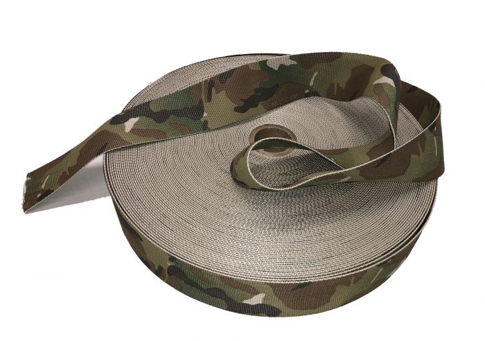 50mm / 2" Double Sided Original Multicam Tubular Webbing 