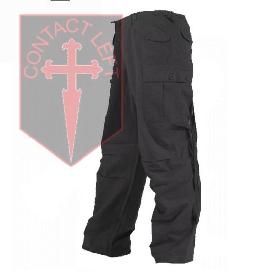 Highlander Rip-Stop M65 Cargo Pants (Combat Trousers)  Black